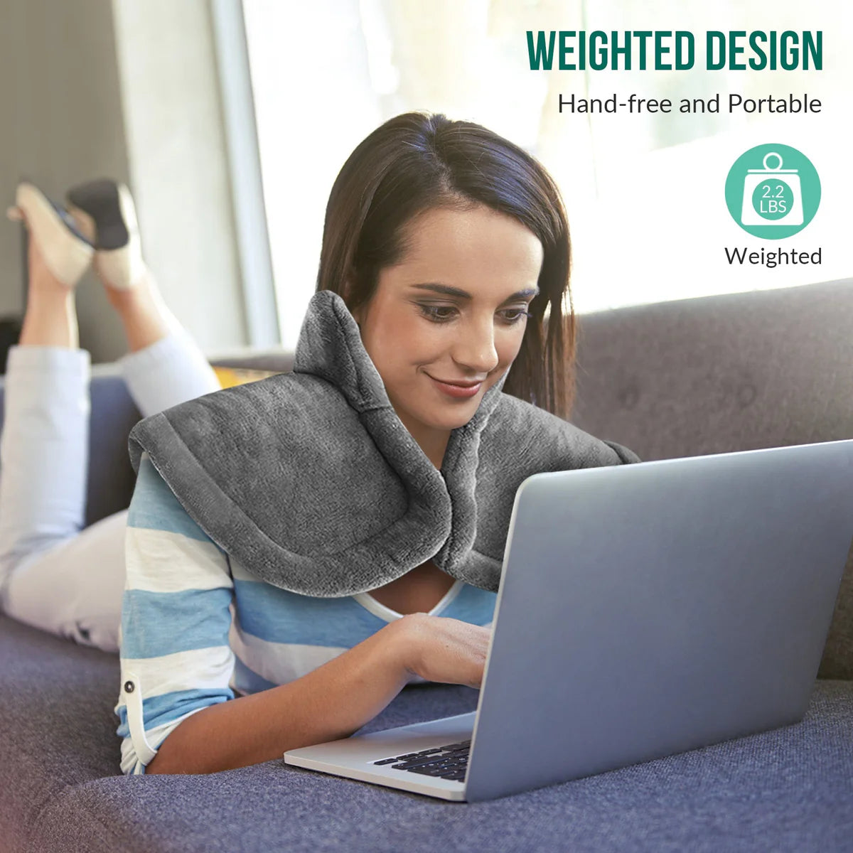 Electric Heating Pad Neck Shoulder Flexible USB Women