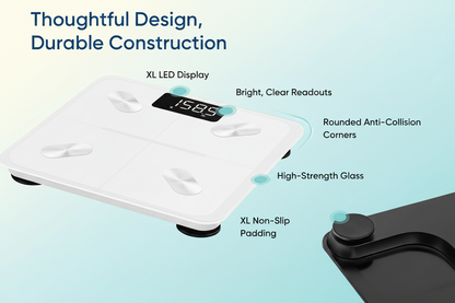Smart Bluetooth Body Weight & BMI Digital Scale
