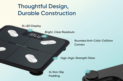 Smart Bluetooth Body Weight & BMI Digital Scale