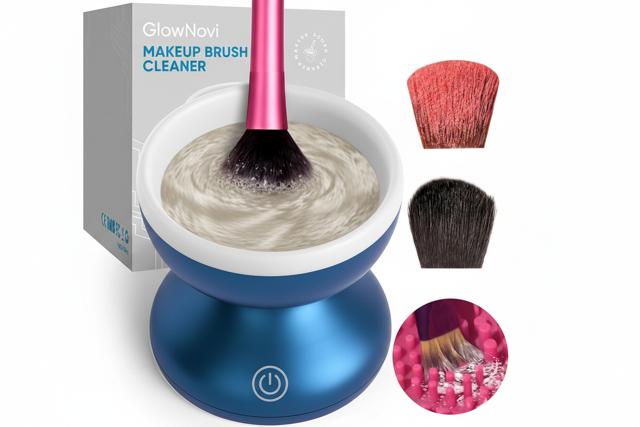 Electric Makeup Brush Cleaner Machine – Fast Spinning Washer