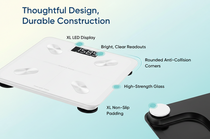 Smart Bluetooth Body Weight & BMI Digital Scale