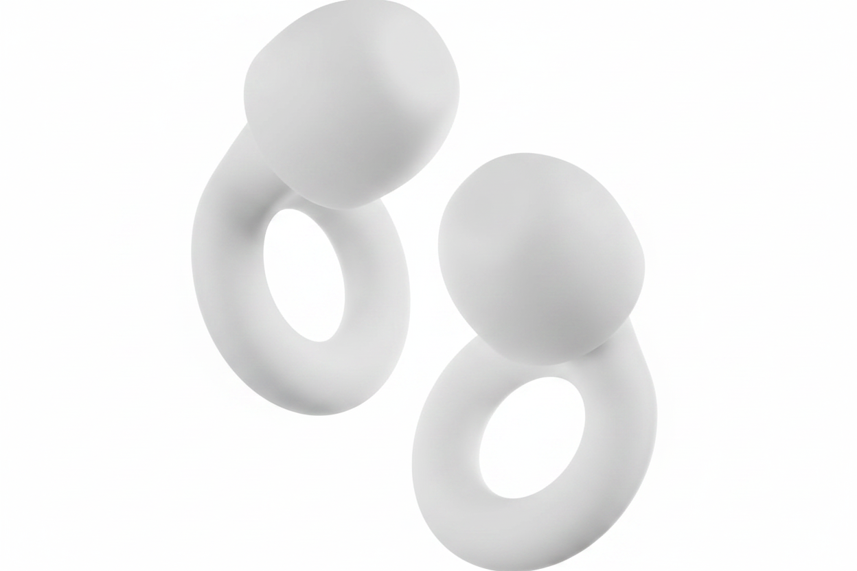 Reusable Noise-Reducing Ear Plugs for Sleep & Focus